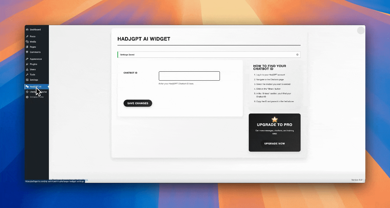 Screenshot of WordPress dashboard with 'Add New' plugin page